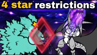 Can you beat battle cats on 4STAR RESTRICTIONS COTC2 Ft frosteebee [upl. by Franciskus]