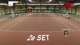 Christophe 56 vs Eric 152  Match corpo  2e set  07032017 [upl. by Anirtak]