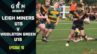 5 TRIES FOR AN UNBEATABLE LOOKING LMR UNDER 15s  LEIGH MINERS RANGERS V WOOLSTON ROVERS GREEN U15 [upl. by Middlesworth]