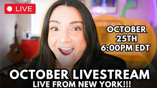 OCTOBER LIVESTREAM [upl. by Dnalhsa476]