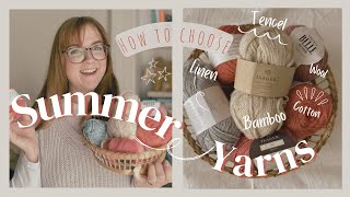 A Guide to Choosing Summer Yarns for Knitting Projects  With Yarn Inspo amp Pattern Tips [upl. by Trescha]