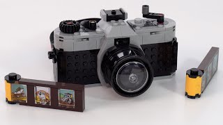 LEGO Creator 3in1 Retro Camera 31147 main A model review [upl. by Aronoh504]