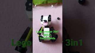 Lego Creator 3in1 30641Giant panda penguin orca short [upl. by Annatsirhc]