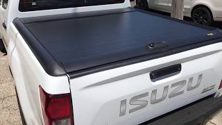 Roller shutter lid on 2018 Isuzu DMax [upl. by Aicad]