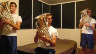 Euphonium playing Super Mario Bros Underwater Theme [upl. by Malarkey214]