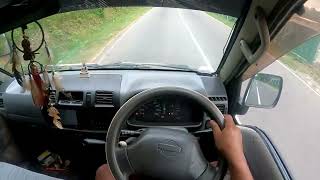 2002 Nissan Vanette TC SK 82VN  POV TEST DRIVE  Road Trip [upl. by Sanfred]