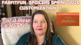 Fabfitfun SPOILERS Spring 2024 Customization 1 Spoiler [upl. by Eelyrag712]