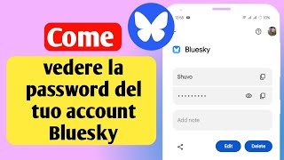 Come vedere la password del tuo account Bluesky [upl. by Yenettirb]