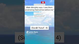 Allah Almighty says I saw them prostrating themselves before me ytshortsviralislamshortsfood [upl. by Ardnad]