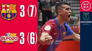 RESUMEN I Barça 33 76 ElPozo Murcia I Final I Copa de España de Fútbol Sala 2022 [upl. by Gruchot]