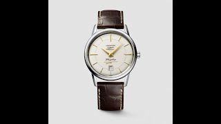 60FPS LONGINES Flagship Heritage Automata 39mm Férfi karóra L47954782 [upl. by Domeniga]