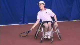 Wheelchair Tennis Training Video [upl. by Aihsekel]