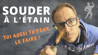 Comment souder à létain  Technique facile et utile [upl. by Heyer]