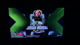 2024 NFL Draft  Offensive Tackle Jordan Morgan Selected by the Green Bay Packers With the 25th Pick [upl. by Wise]