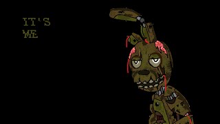 SPEED PAINTING SpringTrap FIVE NIGHTS AT FREDDYS 3 [upl. by Ahael785]