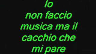 CaparezzaChi se ne frega della musica testo [upl. by Euqinwahs668]