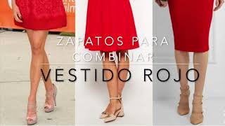 Zapatos para combinar un vestido rojo de fiesta💃  TACONES SANDALIAS BOTINES [upl. by Kaiser]