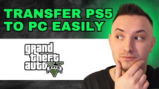 How To Transfer GTA Online Character From PS5 To PC 2024  QUICK GUIDE [upl. by Linnette580]