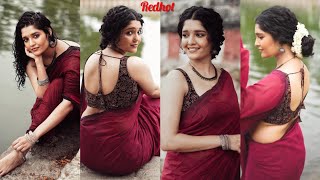 Rithika Singh hot latest sexy navel show in saree 🔥  MUST WATCH redhot rithika [upl. by Hendon56]