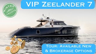 2023 Zeelander 7 Yacht Walkthrough  Miami Boat Show New amp Brokerage Options InfoMintedYachtscom [upl. by Eberto]