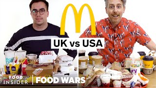 US vs UK McDonalds  Food Wars [upl. by Akenom]