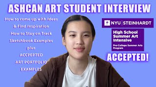 Accepted Art Portfolio  amp Interview  NYU Art Summer Program  so much good advice [upl. by Walworth]