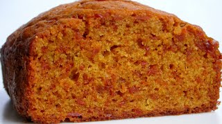 How To Make Super Soft Carrot Cake At Home  Less Sugar [upl. by Anawqahs]