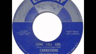 LONG TALL GIRL  Carnations Lescay 3002 1961  DooWop [upl. by Hulbert]