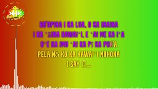 Kaikena Scanlan  He Kanaka Karaoke Version  Hawaiian Karaoke [upl. by Elora]