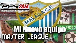 PES 2014 MASTER LEAGUE 18 Mi NUEVO EQUIPO Un SuperCrack en el Filial [upl. by Llevel211]