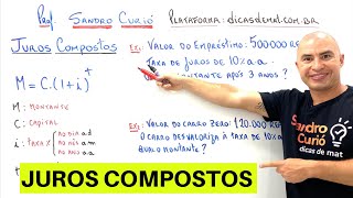 APRENDA JUROS COMPOSTOS EM 8 MINUTOS [upl. by Brittaney440]