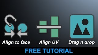 Maya Tricks and Secrets  Part 2  Align Object to Face Align UVs Drag and Drop Texture Nodes [upl. by Cull]