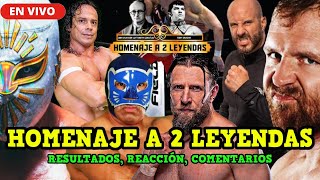 EN VIVO  CMLL HOMENAJE A 2 LEYENDAS  Resultados reacción comentarios y más [upl. by Mahtal]