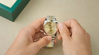 How to set your Rolex Datejust 41 [upl. by Nesnar]