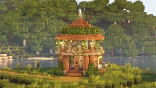 Minecraft 🧙📕 Aesthetic Enchanting Tower Tutorial  Mizunos 16 Craft Resource Pack [upl. by Erasmus]