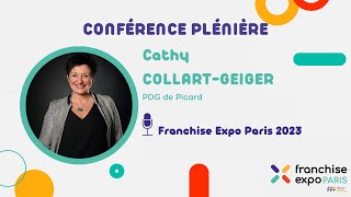 Franchise Expo Paris 2023  Conférence plénière  Cathy COLLARTGEIGER [upl. by Linc]