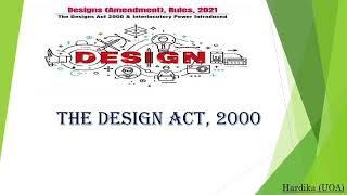 Salient features of the Design Act 2000 [upl. by Dacie]