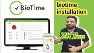 how to install zkbiotime 80  zkbiotime 80 kaise install kare [upl. by Wojcik]