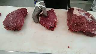 How to cut Topside steaks [upl. by Mohandis928]