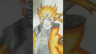 Naruto six paths sage mode drawing [upl. by Drofwarc]