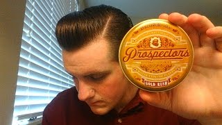 Prospectors Gold Rush Hair Pomade Review [upl. by Avon]