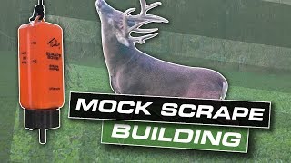 How To Easily Install A Scrape Tree amp Build A Mock Scrape [upl. by Clarkin]