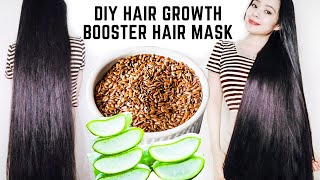 DIY FLAXSEED GEL amp ALOE VERA GEL HAIR GROWTH BOOSTER amp PREVENT HAIR FALL Beautyklove [upl. by Kcirednek961]