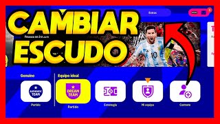 ✅COMO CAMBIAR EL ESCUDO EN EFOOTBALL 2024 [upl. by Mignon]