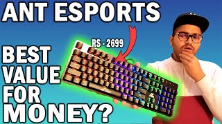 TOP Budget Mechanical For Gaming  ANT MK 3200 Keyboard  Tech cosmos [upl. by Eelessej]