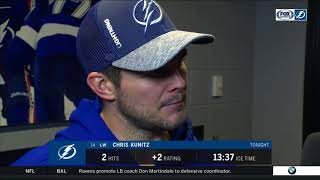 Chris Kunitz  Tampa Bay Lightning vs Carolina Hurricanes 01092018 [upl. by Orofselet]