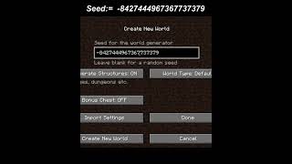 Minecraft Seed Which Spawns you in Badlands Mesa Biome  1171  minecraft badlands shorts [upl. by Irat]