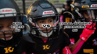 KBG Kolts 6u vs Coral Springs Chargers 6u [upl. by Teodoor]