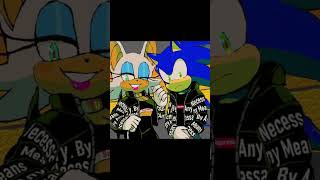 Sonic💙 x Rouge 🤍 capcutEdits sonouge sonamysonicthehedgehog fypシ゚viral capcut edit [upl. by Enilhtak632]