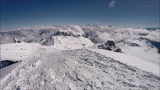 ski randonnée Grande Dent de Morcles2969m depuis Ovronnaz voie normaleValais Suisse27032021 [upl. by Susette545]